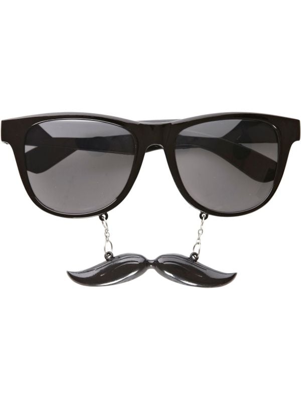 Gentleman bril met snor main product photo