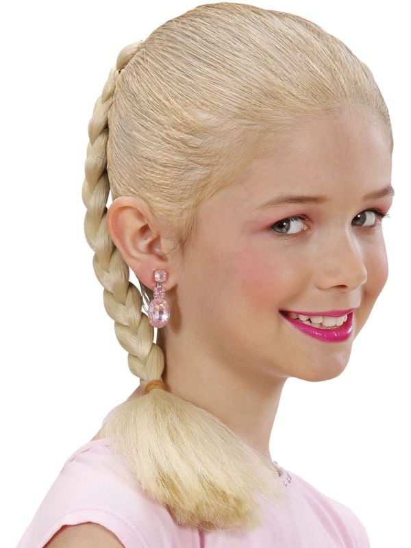 Gevlochten haarextensie blond main product photo