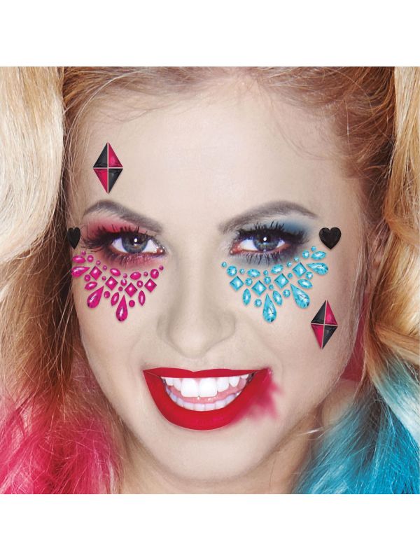 Gezicht juwelen Harley Quinn