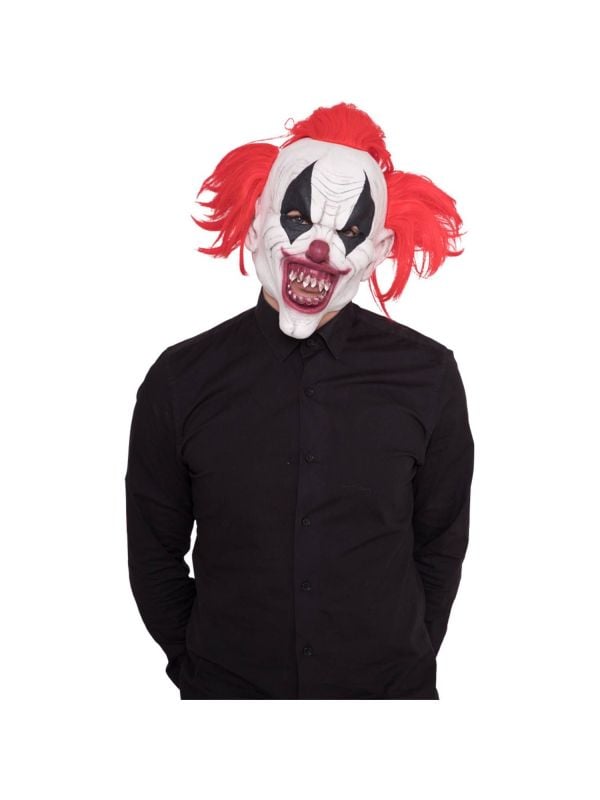 Gezichtsmasker horror clown latex
