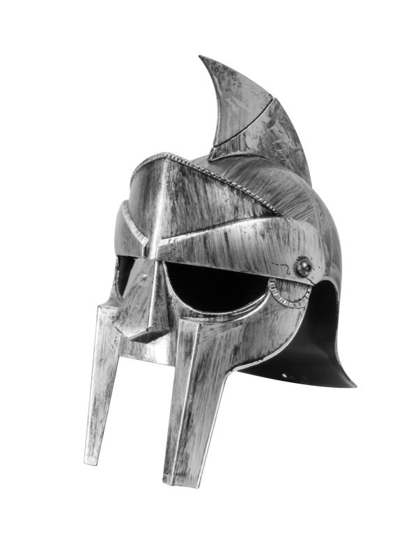 Gladiator Helm Zilver Heren Feest