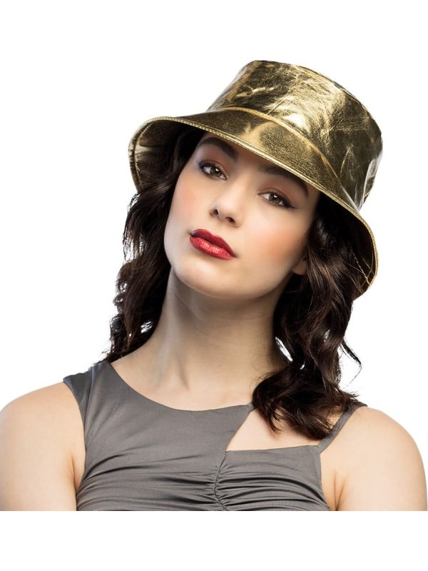 Glimmende Gouden Bucket Hat