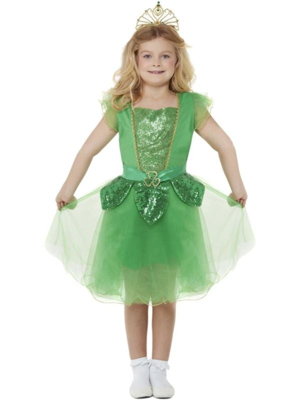 Glitter Fee Meisjes Jurk Groen main product photo