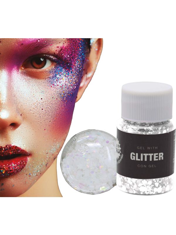 Glitter gel wit 20g main product photo