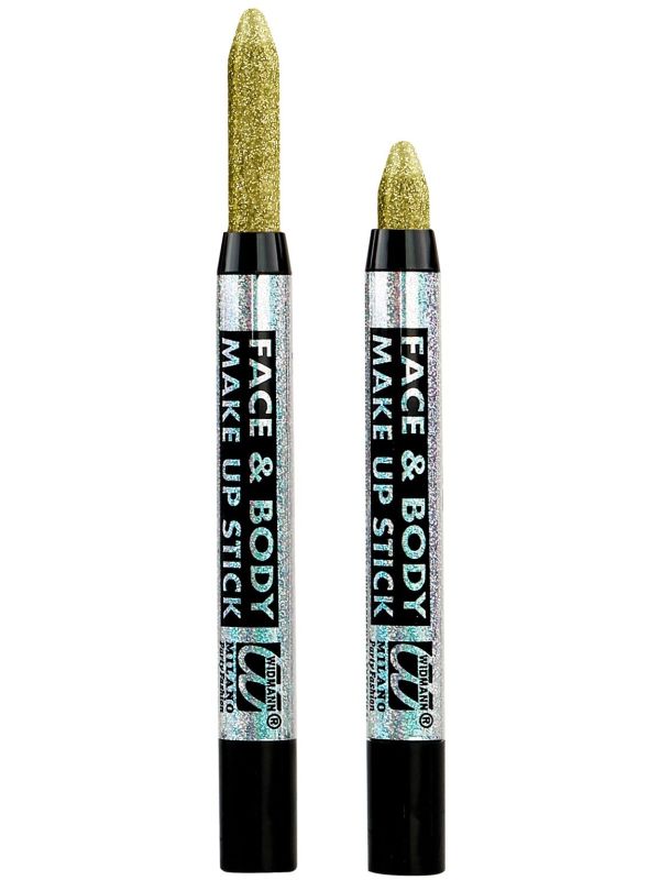 Glitter make-up potlood goud main product photo