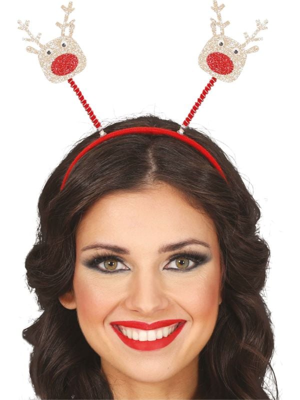 Glitter rendieren kerst hoofdband