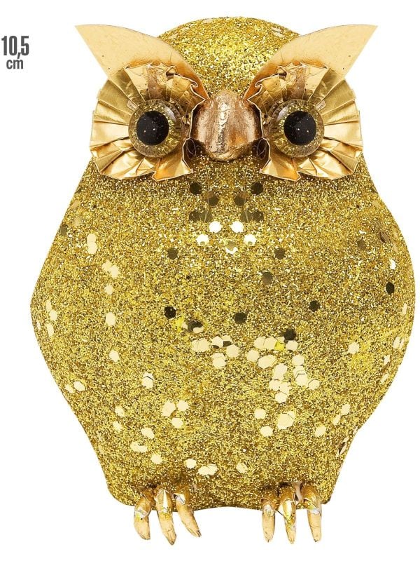 Glitter uil goud