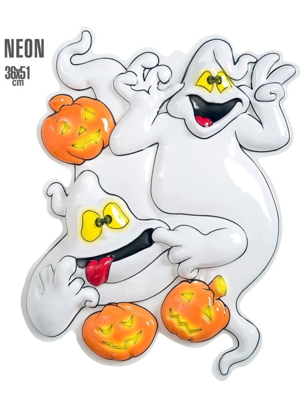 Glow in the dark decoratie spook halloween