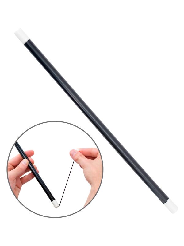 Goochelstok met Afneembare Doppen en Touwtje Binnenin