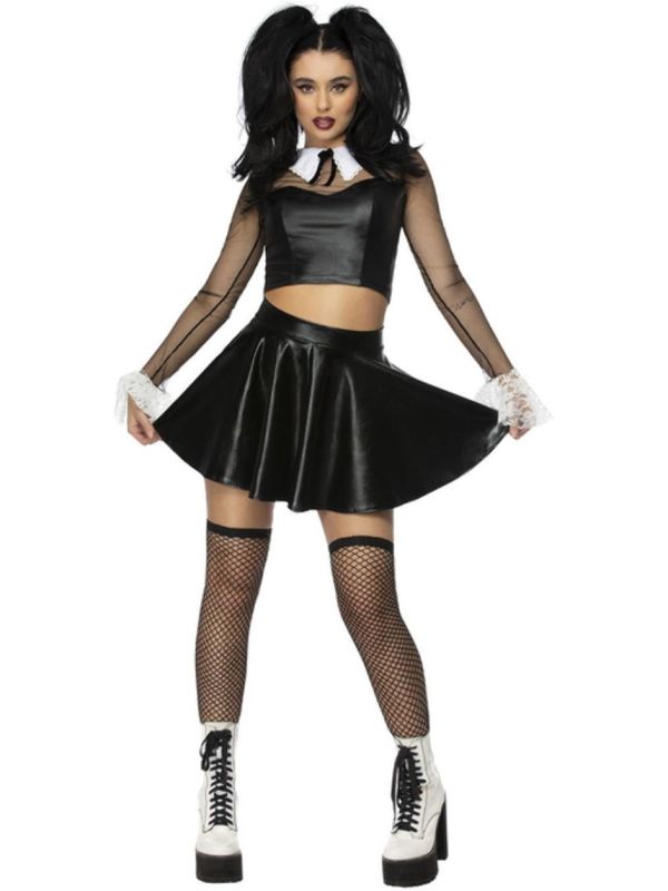 Gothic Schoolmeisje Wednesday Jurkje main product photo