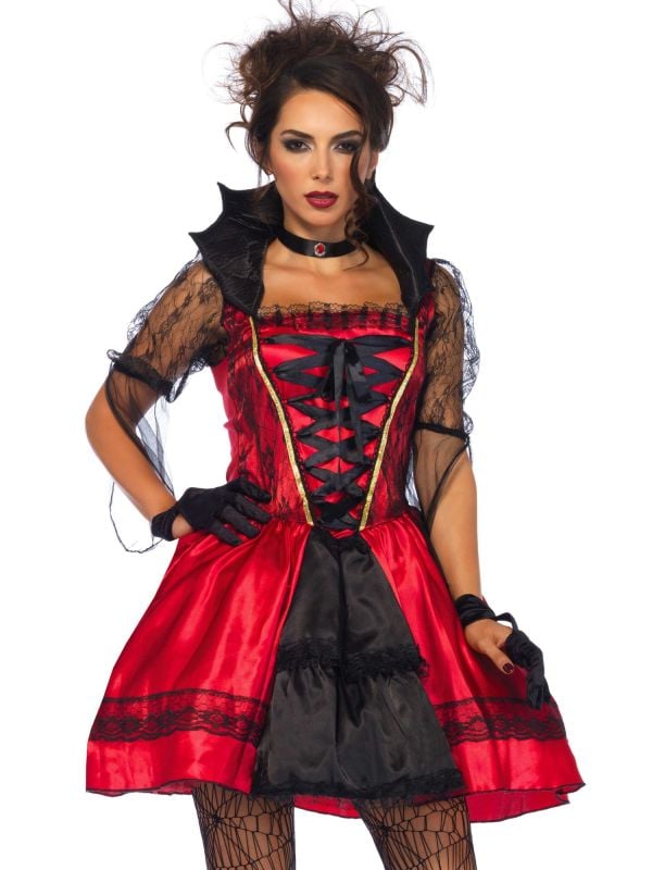 Gothic vampier jurk main product photo