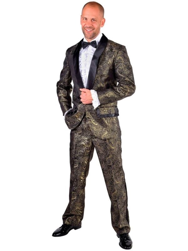 Goud zwart heren pak main product photo