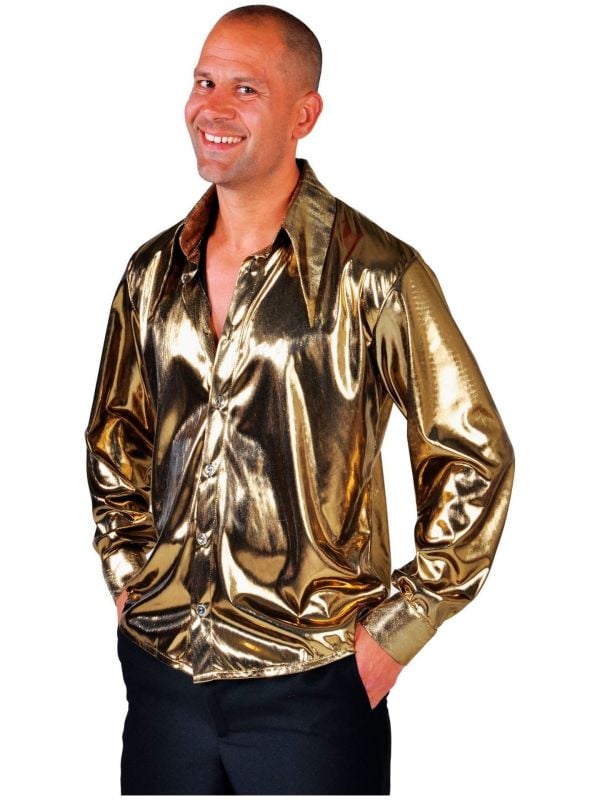 Gouden carnavalsblouse mannen main product photo