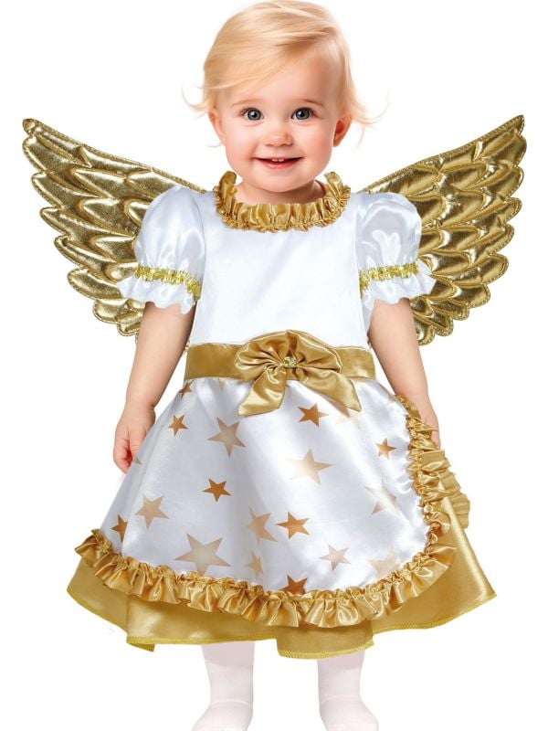 Gouden engel outfit baby