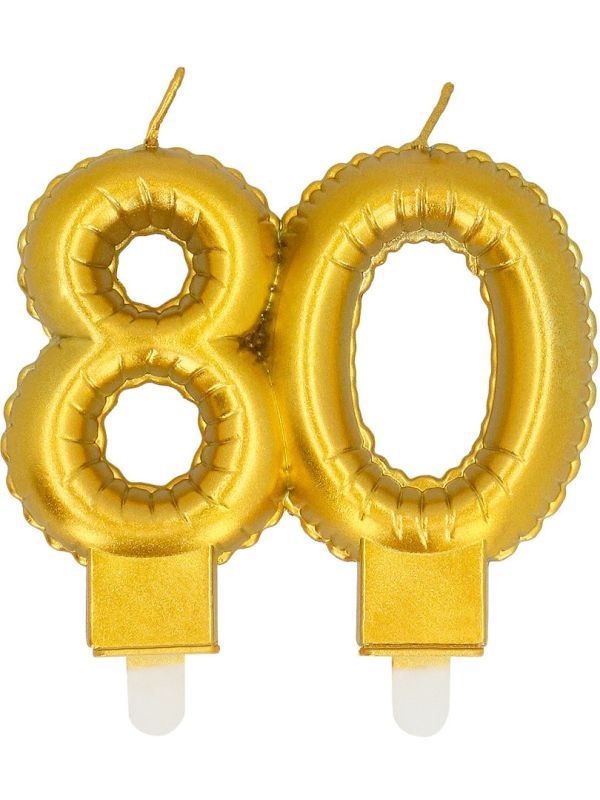 Gouden Kaars Cijfer 80
