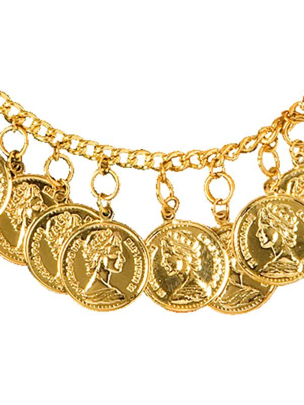 Gouden muntjes enkelband main product photo