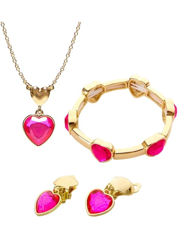 Gouden sieraden met hartjes