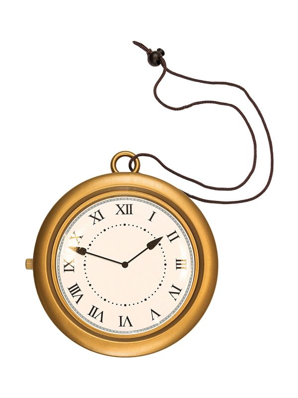 Goudkleurige Klok Ketting Groot