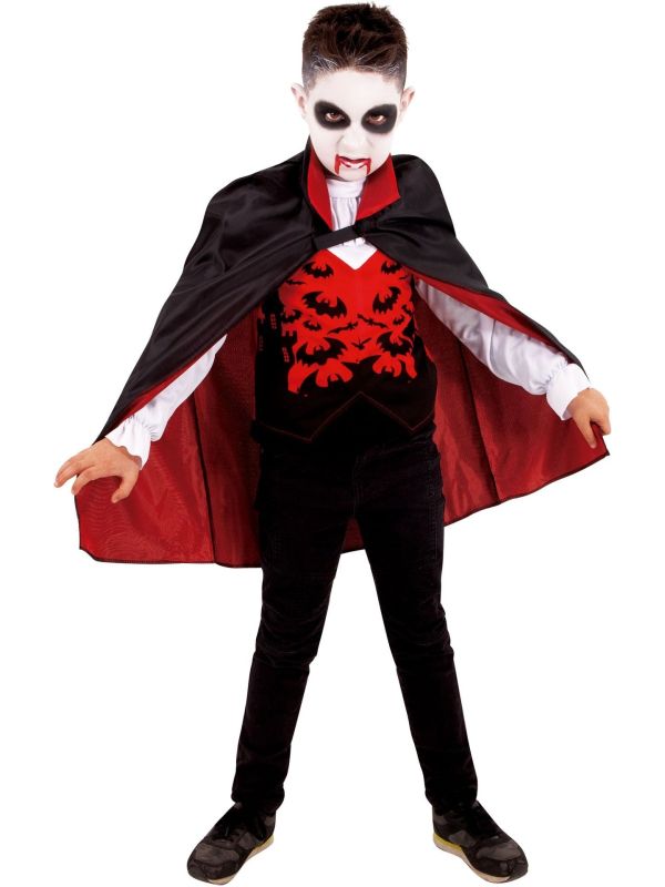 Graaf Dracula Vampier Vleermuis Kostuum Jongens