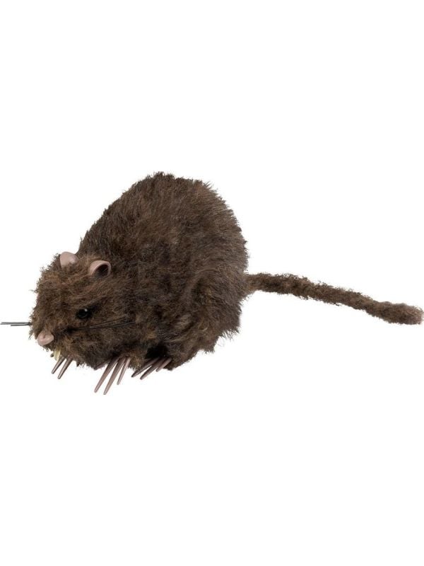 Griezelige bruine rat decoratie