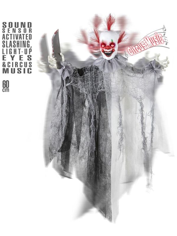 Griezelige horror clown
