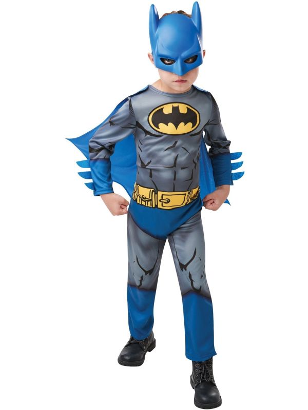 Grijs Blauw Batman Outfit Kinderen DC Comics