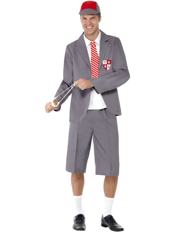 Grijs school uniform heren main product photo