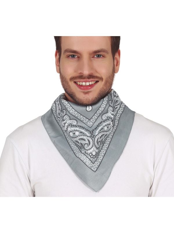 Grijze Biker Bandana main product photo