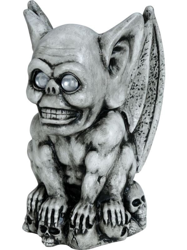 Grijze gargouille 20 x 12 cm halloween main product photo