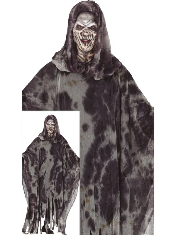 Grijze geest tuniek halloween