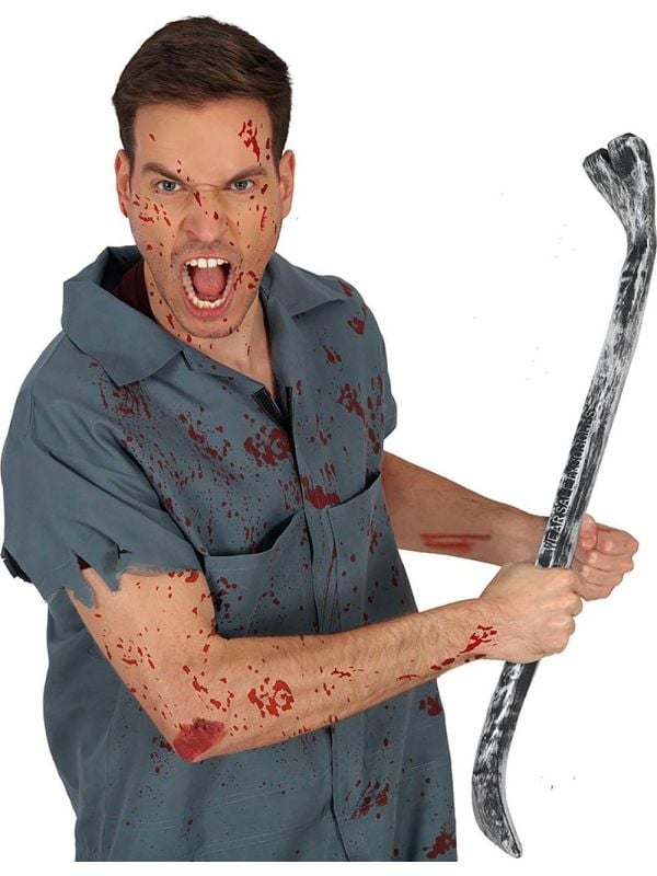 Grijze koevoet 60 cm halloween