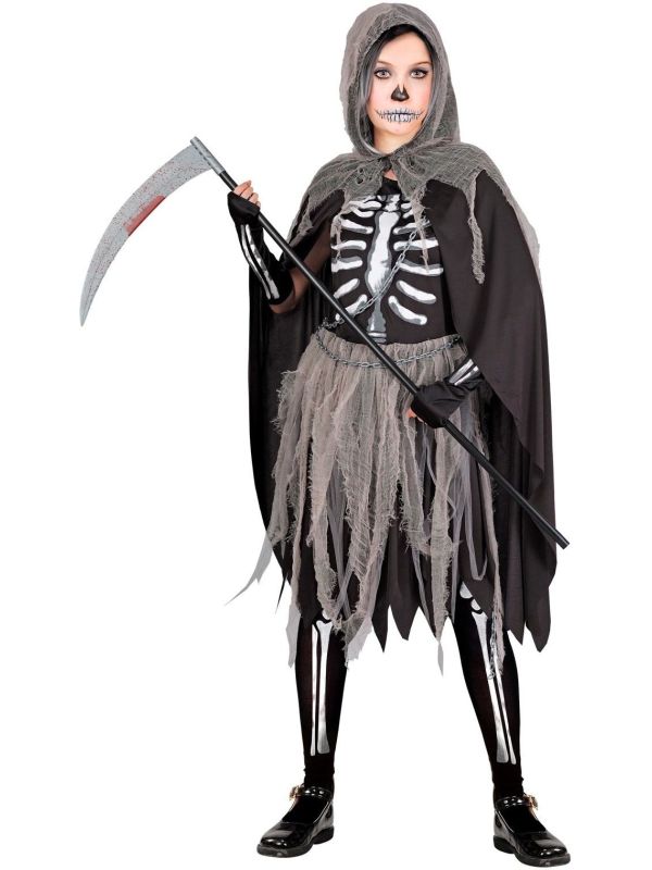 Grim Reaper Pak Halloween Grijs Meisjes