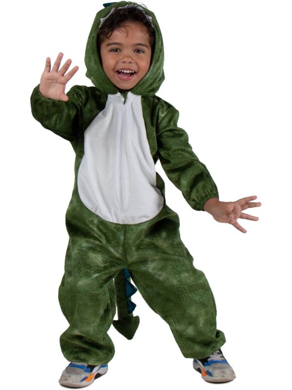 Groen Dinosaurus Kostuum Kind