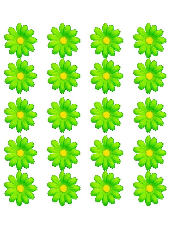 Groene Bloemen Decoratieset 20 Stuks