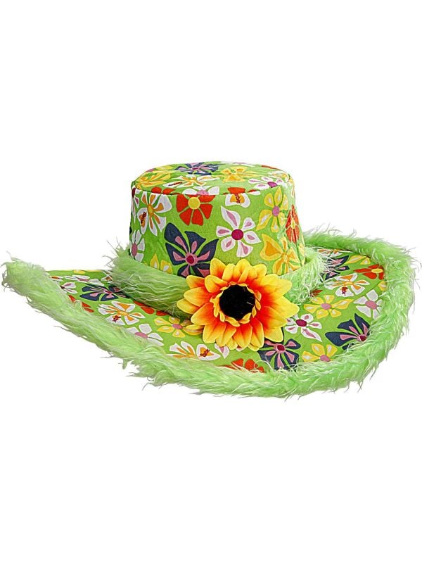 Groene hippie hoed main product photo