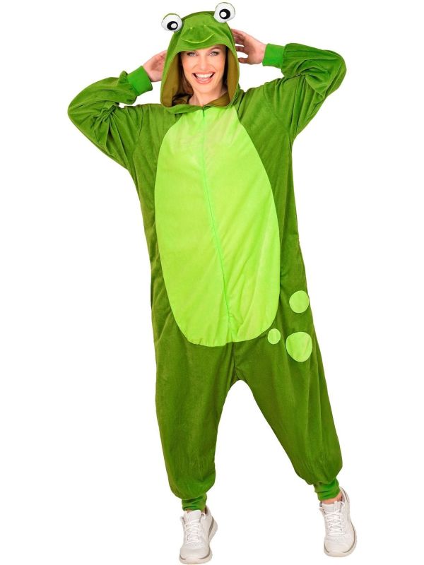 Groene Kikker Onesie Volwassenen