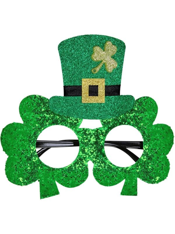 Groene St. Patricksday bril