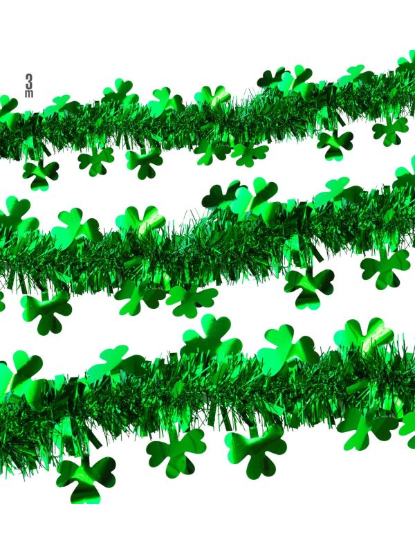 Groene Tinsel St Patricks Day Slinger