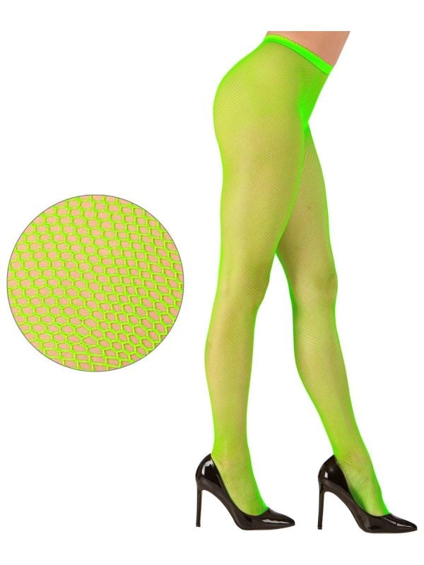 Groene visnet panty