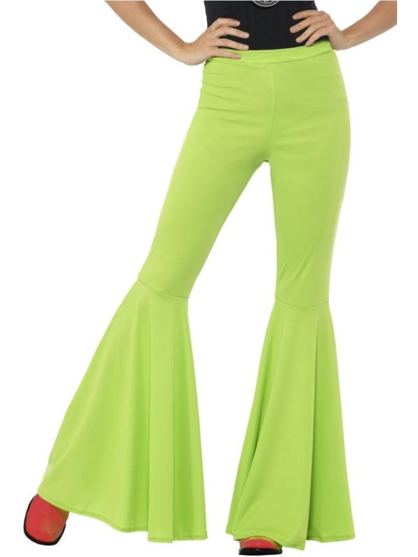 Groene wijde vrouwen broek 60s main product photo