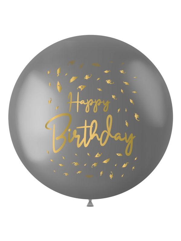 Grote Grijze verjaardag ballon main product photo