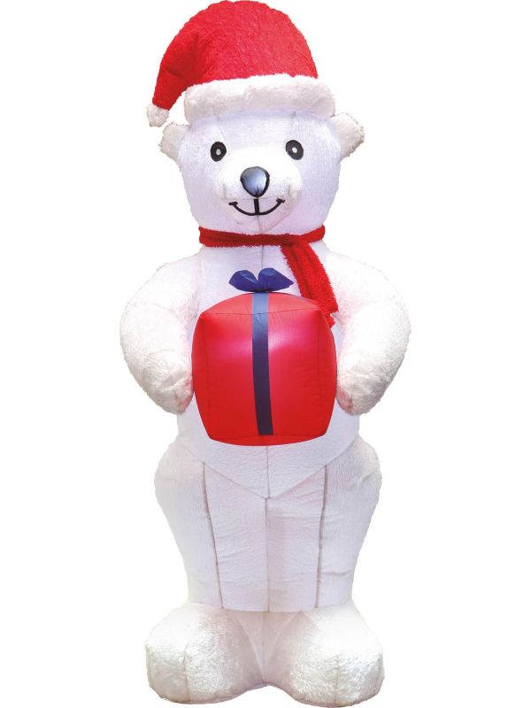 Grote opblaasbare ijsbeer met cadeau 210 cm main product photo