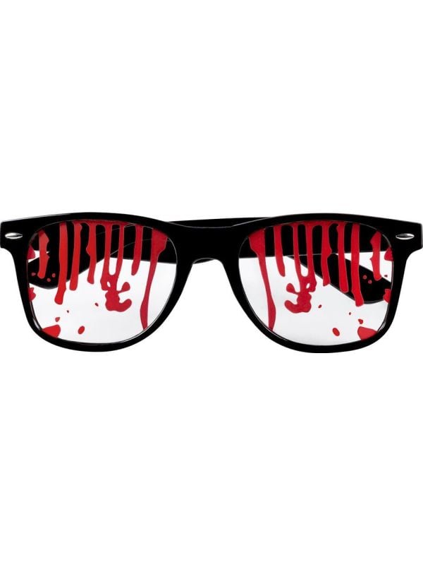 Halloween bloederige bril