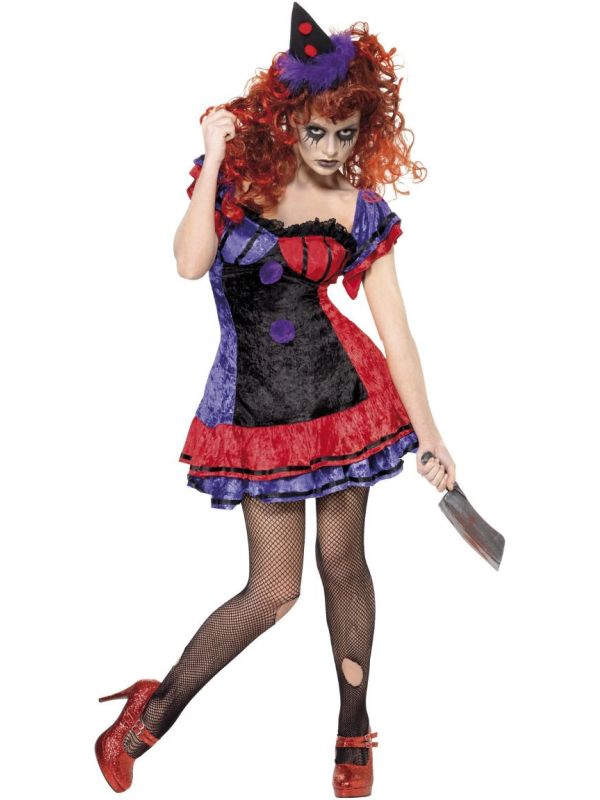 Halloween circus clown outfit main product photo