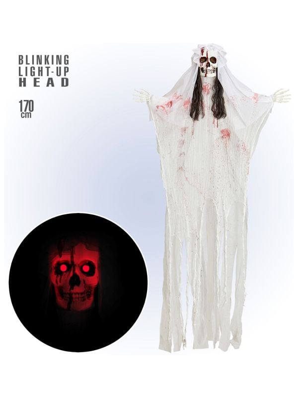 Halloween decoratie skelet bruid