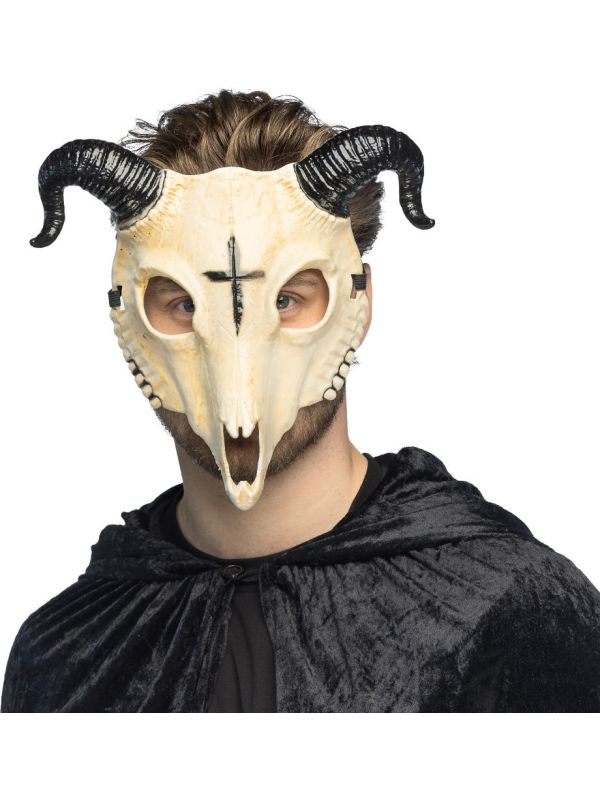 Halloween Demoon Ram Masker