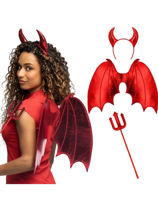 Halloween Duivel Set Dames