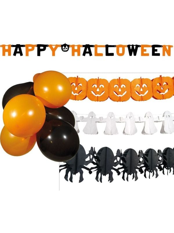 Halloween feest decoratie set