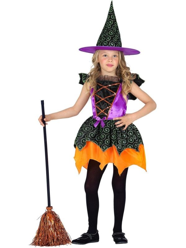 Halloween heks jurkje meisjes