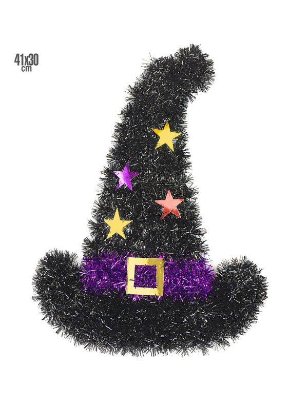 Halloween Hoed Heks Zwart Muurdecoratie